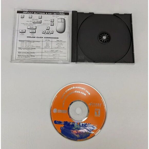 Ground Control PC Game, Disc, and Strategy Manual Complete Sierra - Picture 2 of 8